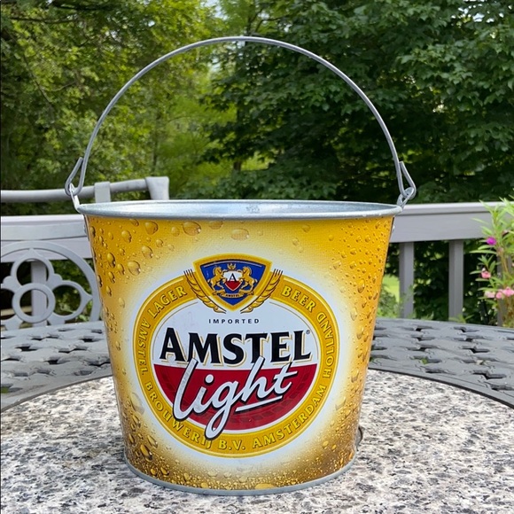 Amstel Light Galvanized Beer Bucket - Picture 3 of 9